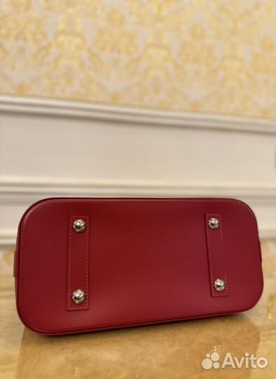 Сумка Louis vuitton Alma PM red Epi leather