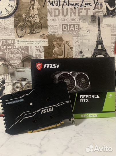 Видеокарта GTX 1660 Super MSI 6GB