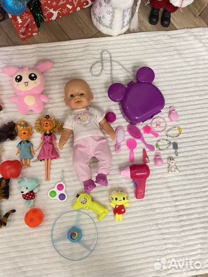 Игрушки пакетом для девочки