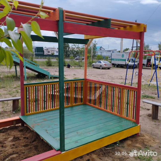 Беседка для дачи деревянная