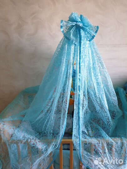 Балдахин в кроватку с держателем