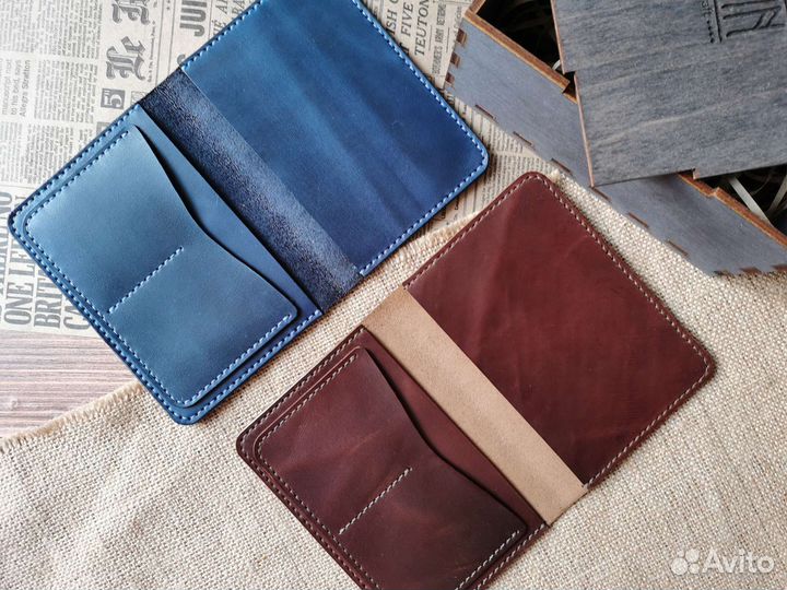 Обложна для паспорта из натуральной кожи