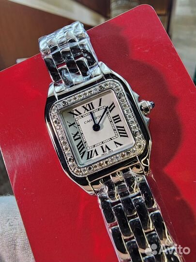 Часы женские Cartier panthere small diamond