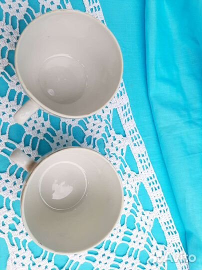 Чашки Цветы шиповника Песочное 1965 г