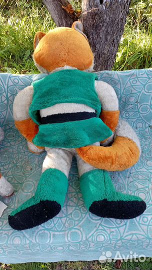 Мягкие игрушки СССР лиса большая