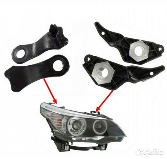 Ремкомплект крепления фар bmw 5 e60/e61
