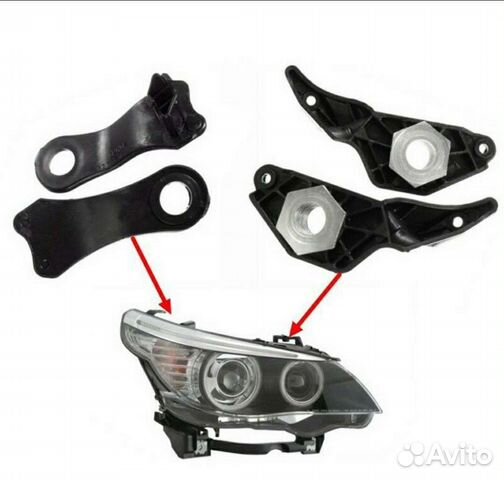 Ремкомплект крепления фар bmw 5 e60/e61