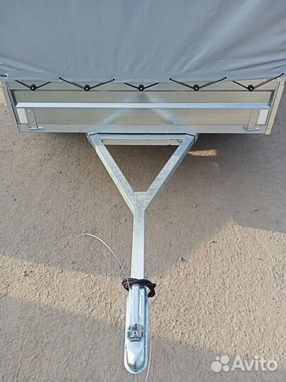 Легковой прицеп двухосный Титан тент скос