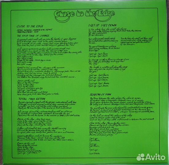 Виниловая пластинка WM Yes Close To The Edge