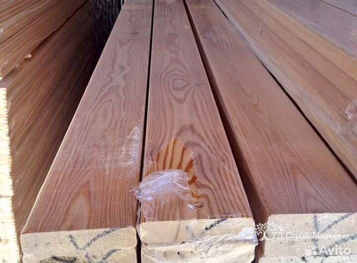 Палубная доска гладкая лиственница