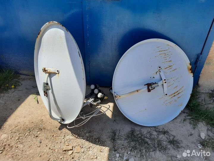 Антенна спутниковая+ ресивер+ DVD