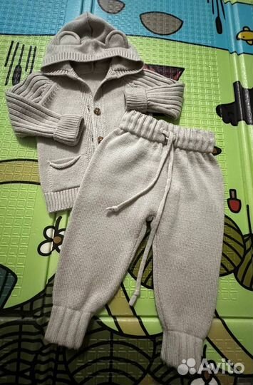 Вязаный костюм 80 размер
