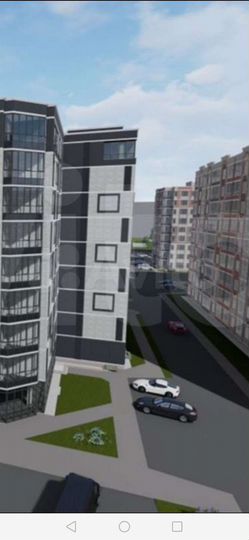 2-к. квартира, 53,4 м², 2/10 эт.