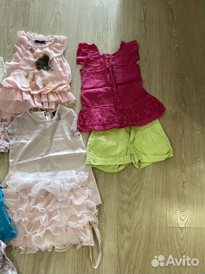 Вещи пакетом на девочку 116 122
