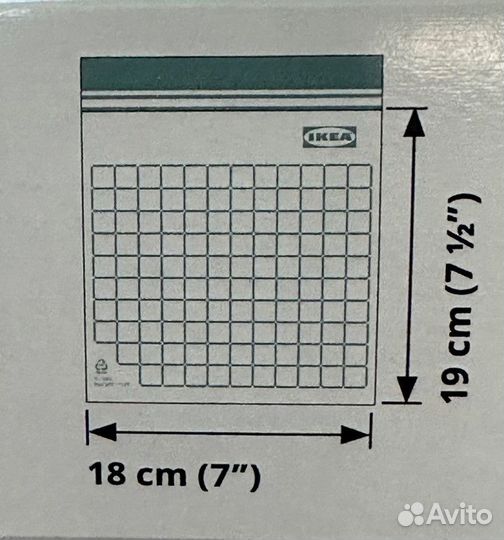 Зип- пакеты Истад IKEA зип-лок