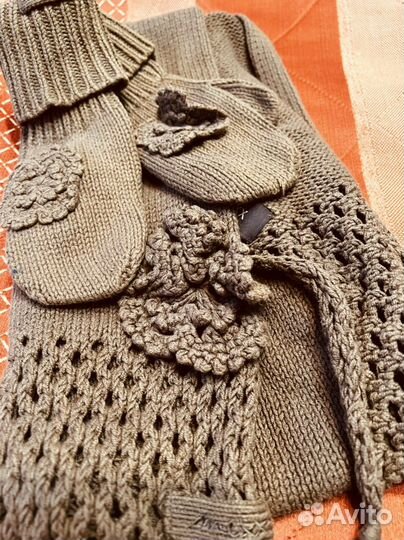 Шарф, шапка, перчатки