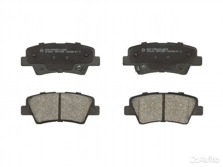 Зад. торм.диски и колодки solaris /KIA RIO III