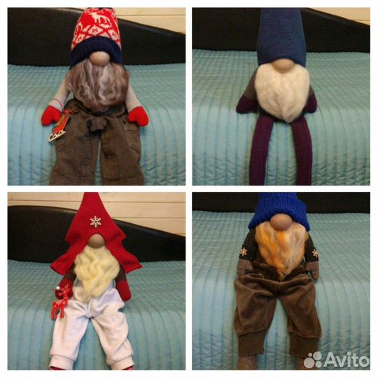 Гномы новогодние разные