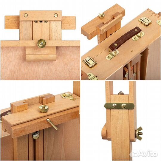 Этюдник напольный 78x100x145(183) см, бук