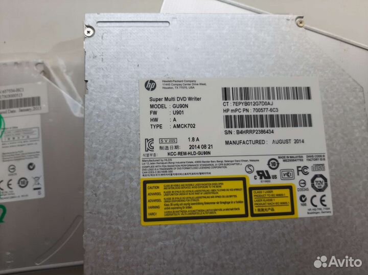 Оптические приводы для ноутбука