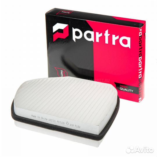 Partra FC7139 Фильтр салона стандарт
