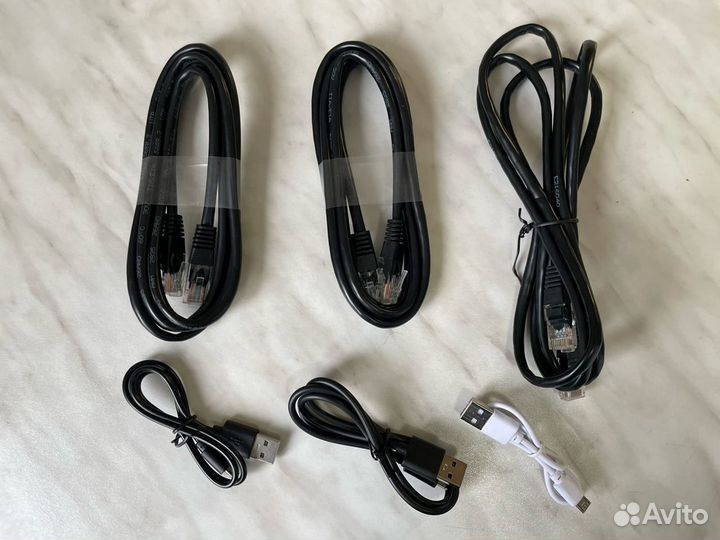 Кабели Ethernet и USB/microusb