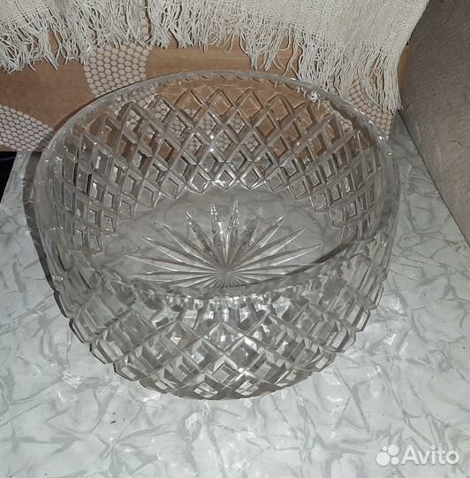Хрустальная ваза большая
