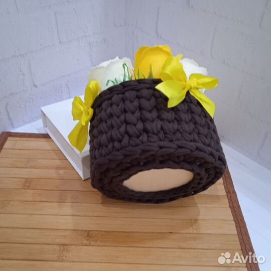 Композиция мыльных роз в подарок