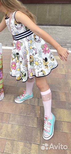 Кеды Для девочек со стразами р.35