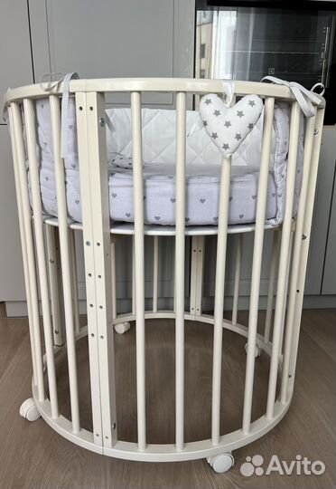 Кроватка трансформер +2 матраца