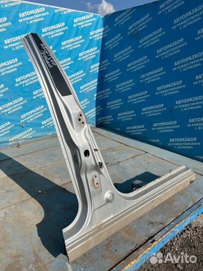Правый порог со стойкой Chevrolet Aveo T200 седан