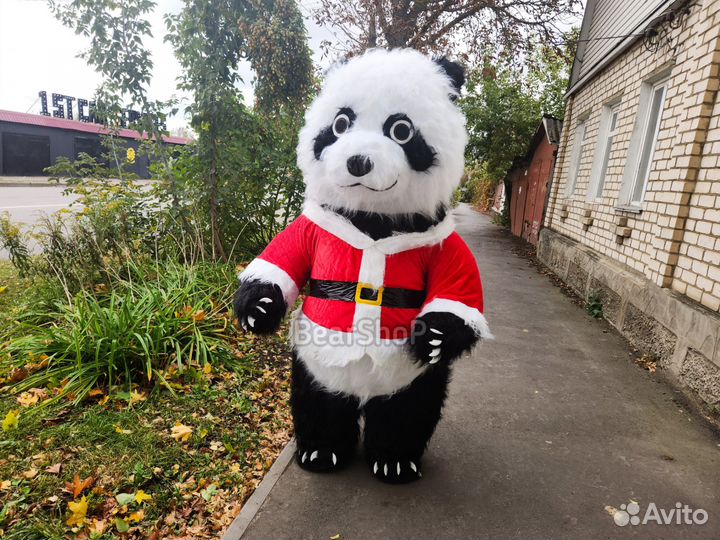 Пандочка 2 метра Костюм + Новогодний жилет