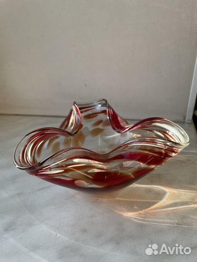 Чешское стекло ваза