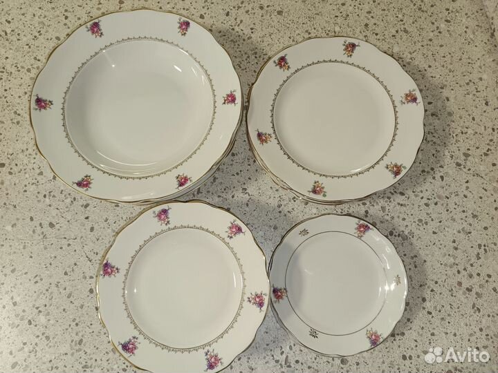 Сервиз столовый Коростень 1955-1962гг