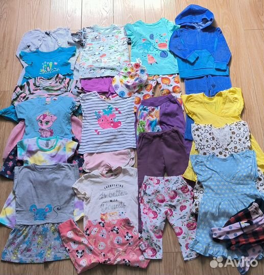 Вещи пакетом на девочку 92 98
