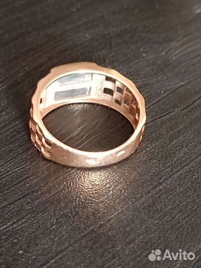 Золотое кольцо мужское