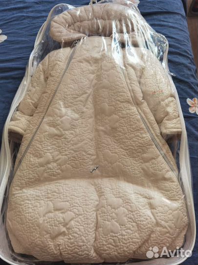 Зимний конверт в коляску