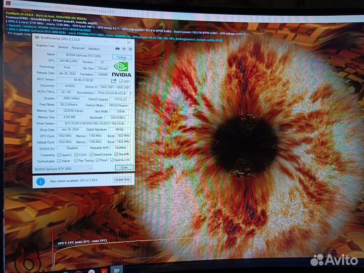Palit Rtx 3050 8gb