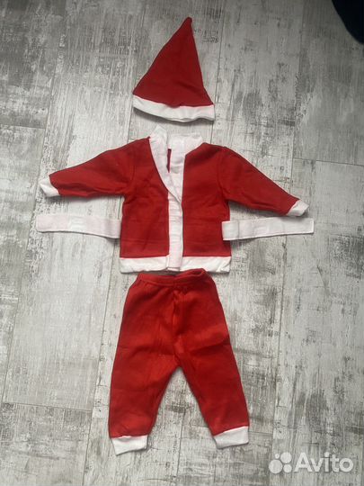 Новогодний костюм санта-клаус/дед мороз 86-92р-р