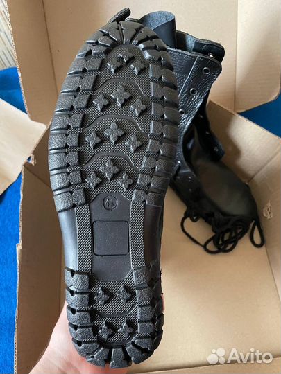 Берцы летние кожаные