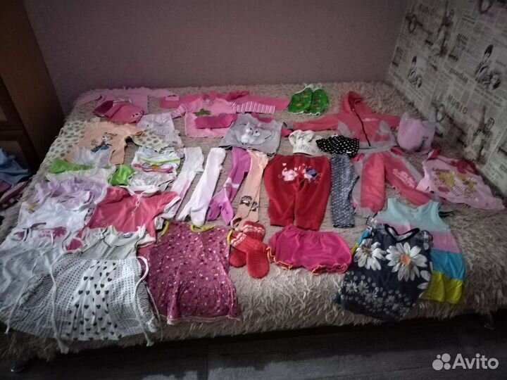 Вещи пакетом на девочку 1 год