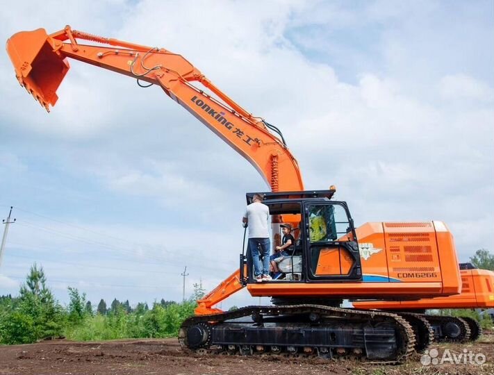 Гусеничный экскаватор Lonking CDM6266, 2024