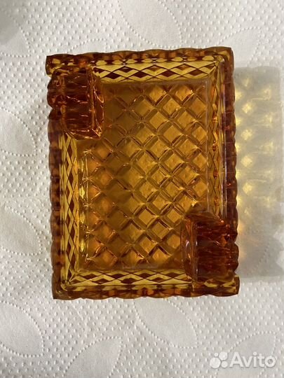 Хрустальная пепельница (3 шт.) СССР