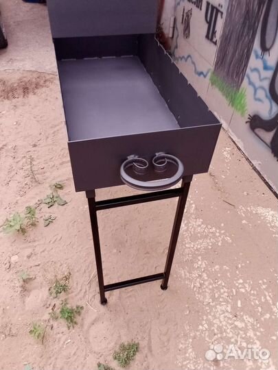 Мангал с дровником