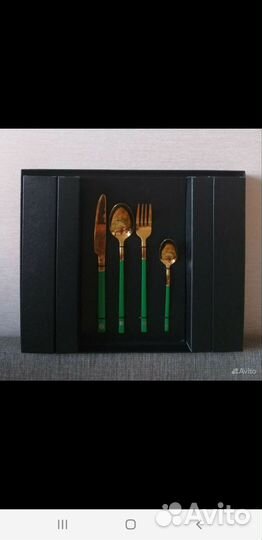Набор столовых приборов ложки вилки ножи новые