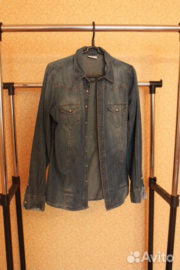 Рубашка джинсовая