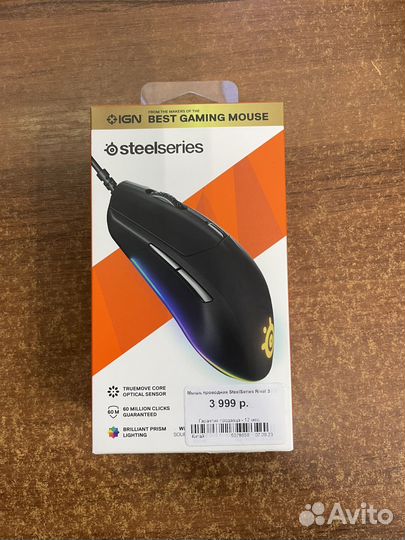 Игровая мышь steelseries rival 3
