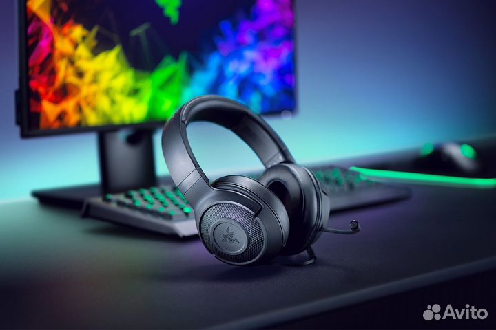 Новая,чек гарантия, гарнитура Razer Kraken X Lite