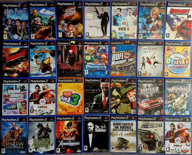 Лицензионные диски ps2