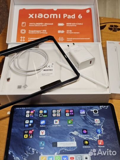 Планшет Xiaomi pad 6 6/128 + стилус Xiaomi